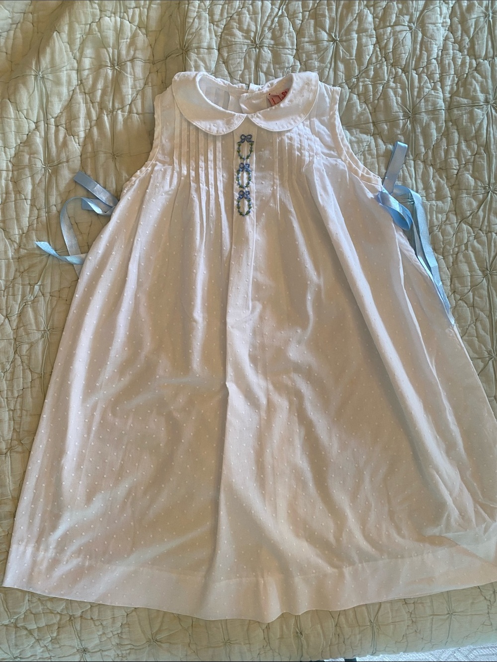 Orient Expressed Swiss Dot Dress, Girls’ Size 5